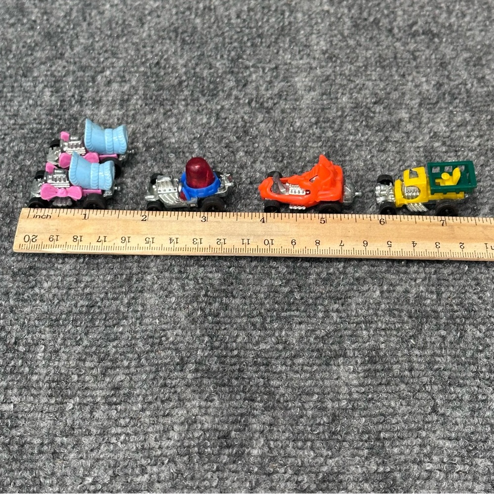 Vintage lot Zowees 70s Mattel Hot Wheels miniature 1/125 scale cars set of 5 - Picture 11 of 12